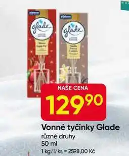 Hruška Glade Vonné tyčinky různé druhy 50 ml nabídka