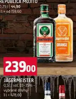 Terno JÄGERMEISTER 0,5 l nabídka