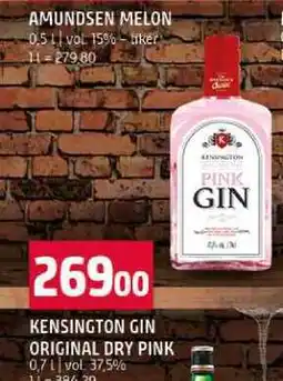 Terno KENSINGTON GIN ORIGINAL DRY PINK 0,7 l nabídka