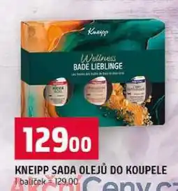 Terno KNEIPP SADA OLEJŮ DO KOUPELE 1 balíček nabídka