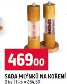 Terno SADA MLÝNKŮ NA KOŘENÍ 2 ks nabídka