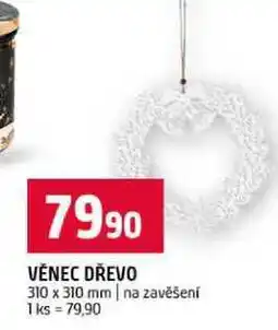 Terno VĚNEC DŘEVO 1 ks nabídka