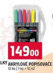 Terno AKRYLOVÉ POPISOVAČE 12 ks nabídka
