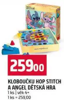 Terno KLOBOUČKU HOP STITCH A ANGEL DĚTSKÁ HRA 1 ks nabídka