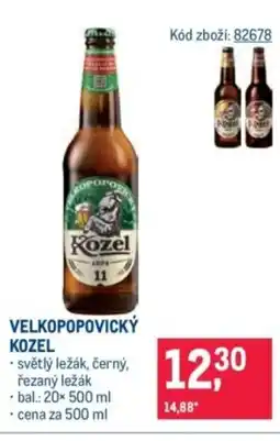 Makro Velkopopovický Kozel nabídka