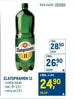 Makro Zlatopramen 11 nabídka