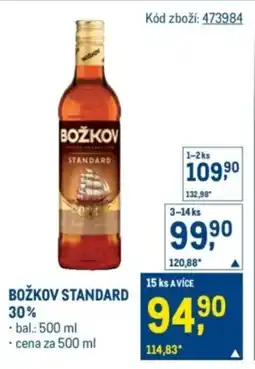 Makro Božkov standard 30% nabídka