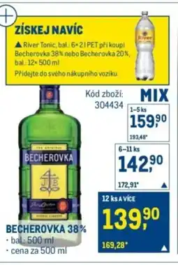 Makro Becherovka 38% nabídka