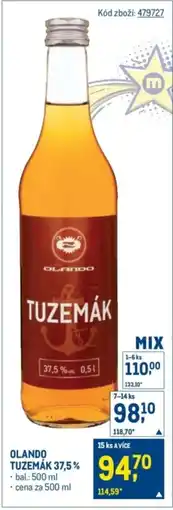 Makro Olando tuzemák 37,5% nabídka