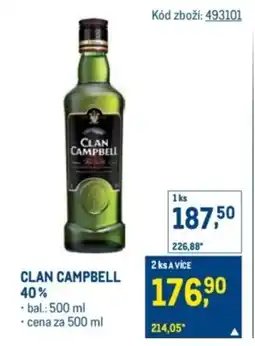 Makro Clan campbell 40% nabídka