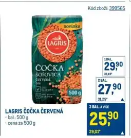 Makro Lagris čočka červená nabídka
