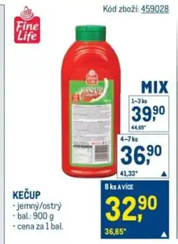 Makro Kečup nabídka