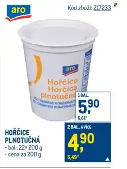 Makro Hořčice plnotučná nabídka
