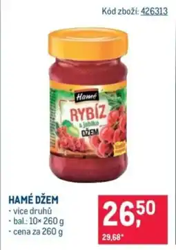 Makro Hamé džem nabídka
