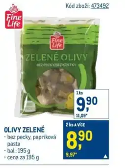 Makro Olivy zelené nabídka