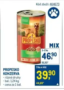 Makro Propesko Konzerva nabídka
