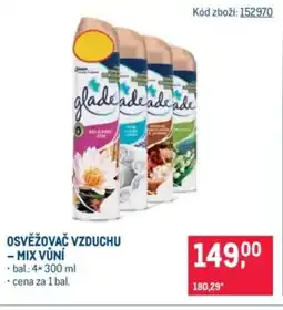 Makro GLADE Osvěžovač vzduchu - mix vůní nabídka