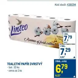 Makro Linteo Toaletní papír 3vrstvý nabídka