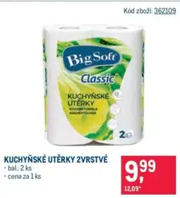 Makro Big Soft Kuchyňské utěrky 2vrstvé nabídka