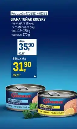 Makro Giana tuňák kousky nabídka