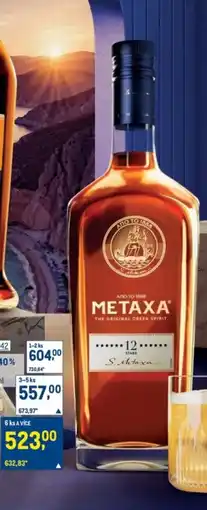 Makro Metaxa 12* 40% nabídka