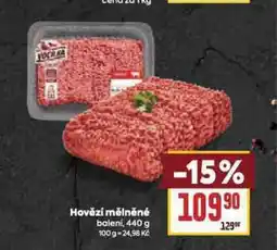 Billa Hovězí mělněné nabídka
