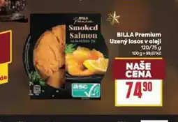 Billa Billa premium uzený losos v oleji nabídka