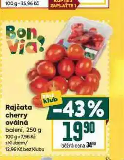 Billa Rajčata cherry oválná nabídka