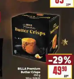 Billa Billa preemium butter crisps nabídka