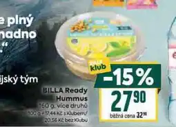 Billa Billa ready hummus nabídka