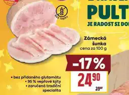 Billa Zámecká šunka nabídka