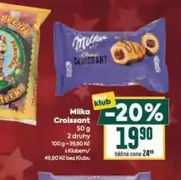 Billa Milka croissant nabídka