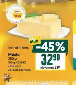 Billa Máslo nabídka