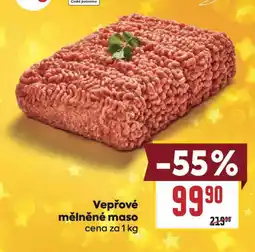 Billa Vepřové mělněné maso nabídka