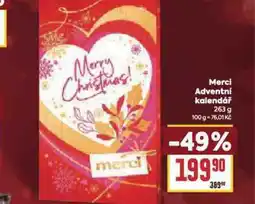 Billa Merci adventní kalendář nabídka