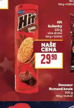 Billa Hit sušenky nabídka