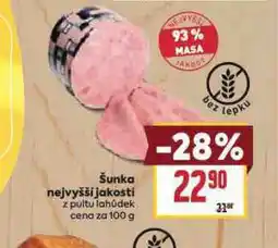 Billa Šunka nejvyšší jakosti nabídka