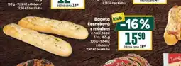 Billa Bageta s česneková s máslem nabídka