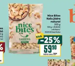 Billa Ni ce bites kešu jádra natural nabídka