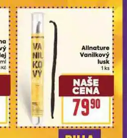 Billa Allnature vanilkový lusk nabídka