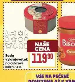 Billa Sada vykrajovátek na cukroví nabídka