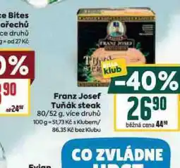 Billa Franz josef kaiser tuňák steak nabídka