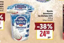Billa Kunín smetana ke šlehání 31% nabídka
