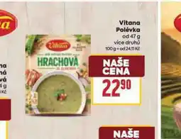 Billa Vitana polévka nabídka