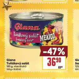 Billa Giana tuňákový salát nabídka