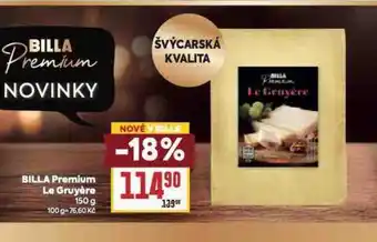 Billa Billa premium le gruyére nabídka