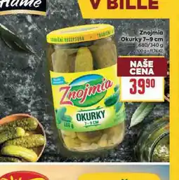 Billa Znojmia okurky 7-9 cm nabídka