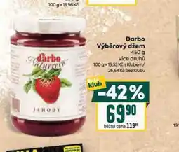 Billa Darbo výběrov ý džem nabídka
