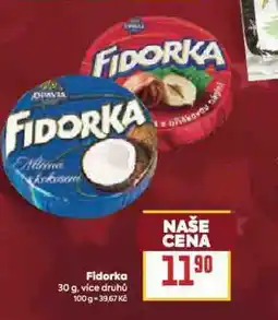 Billa Fidorka nabídka