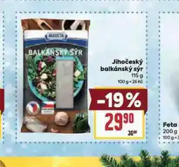 Billa Jihočeský balkánský sýr nabídka